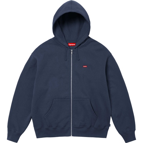 トップス L Box Logo Zip Up Hooded Sweatshirt Navy Small Box Zip Up Hooded Sweatshirt - Supreme