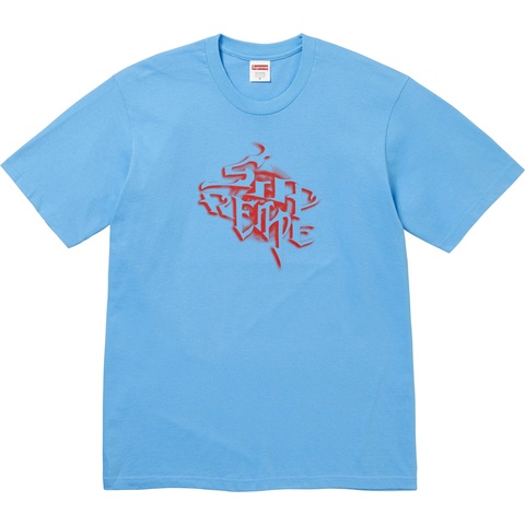 Supreme Smoke Tee - Bright Blue