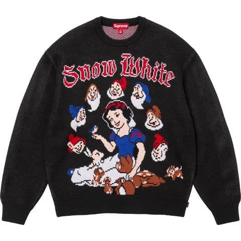 Supreme Snow White Sweater - Black