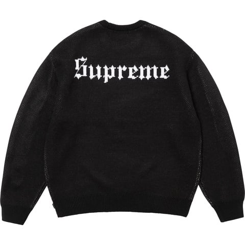 Supreme Snow White Sweater - Black