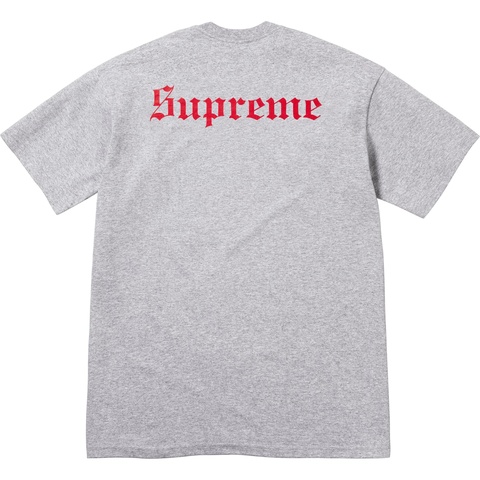 Supreme Snow White Tee - Heather Grey