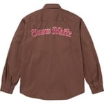 Supreme Snow White Work Shirt (FW24) - Brown