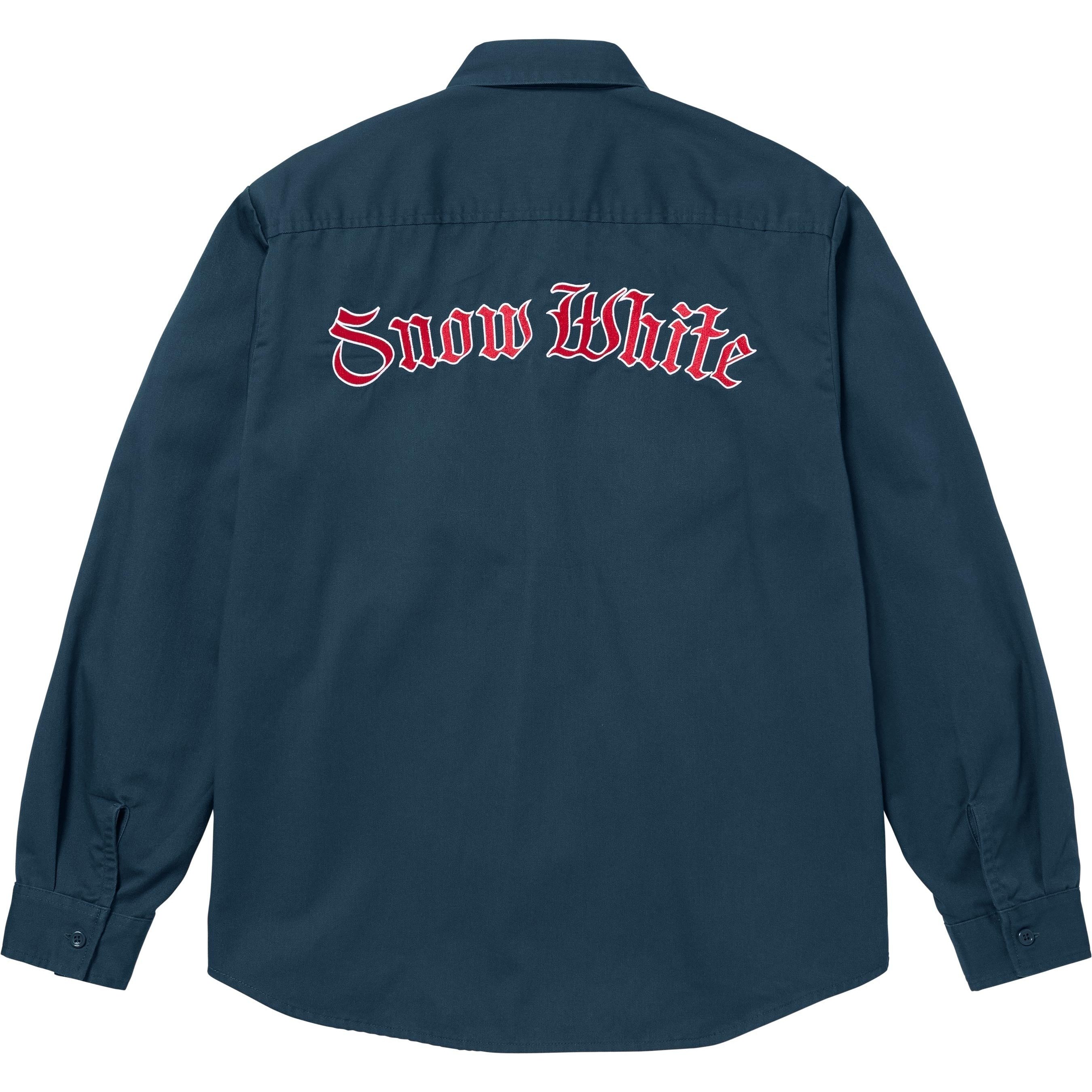 Supreme Snow White Work Shirt (FW24) - Light Navy - $148