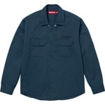 Supreme Snow White Work Shirt (FW24) - Light Navy