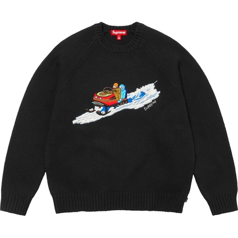 Supreme Snowmobile Sweater - Black
