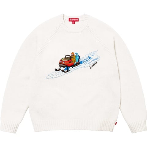 S*S様 Supreme mobile Sweater XL 白　新品 Snowmobile Sweater - fall/winter 2024 - Supreme