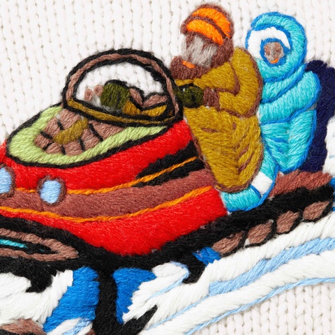 Supreme Snowmobile Sweater - White