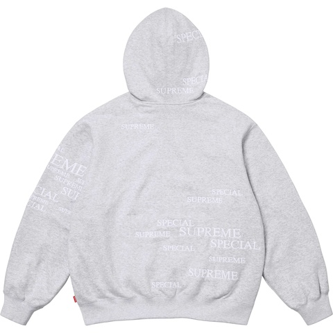 Supreme Special Zip Up Hooded Sweatshirt - Ash Grey