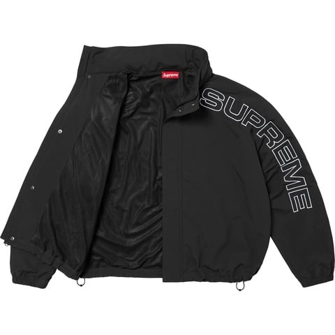 Spellout Embroidered Track Jacket - Supreme