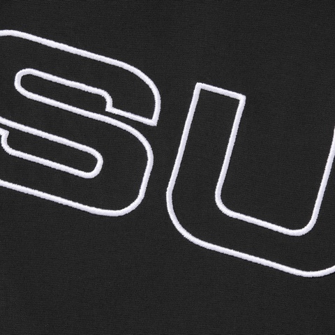 Supreme Spellout Embroidered Track Jacket - Black