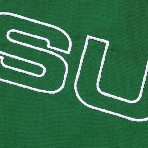 Supreme Spellout Embroidered Track Jacket - Dark Green
