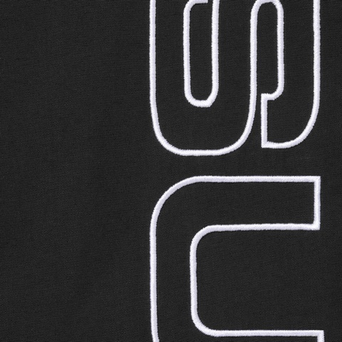 Supreme Spellout Embroidered Track Pant - Black