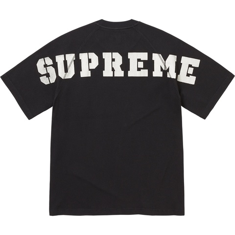 Supreme Stencil Thermal S/S Top - Black