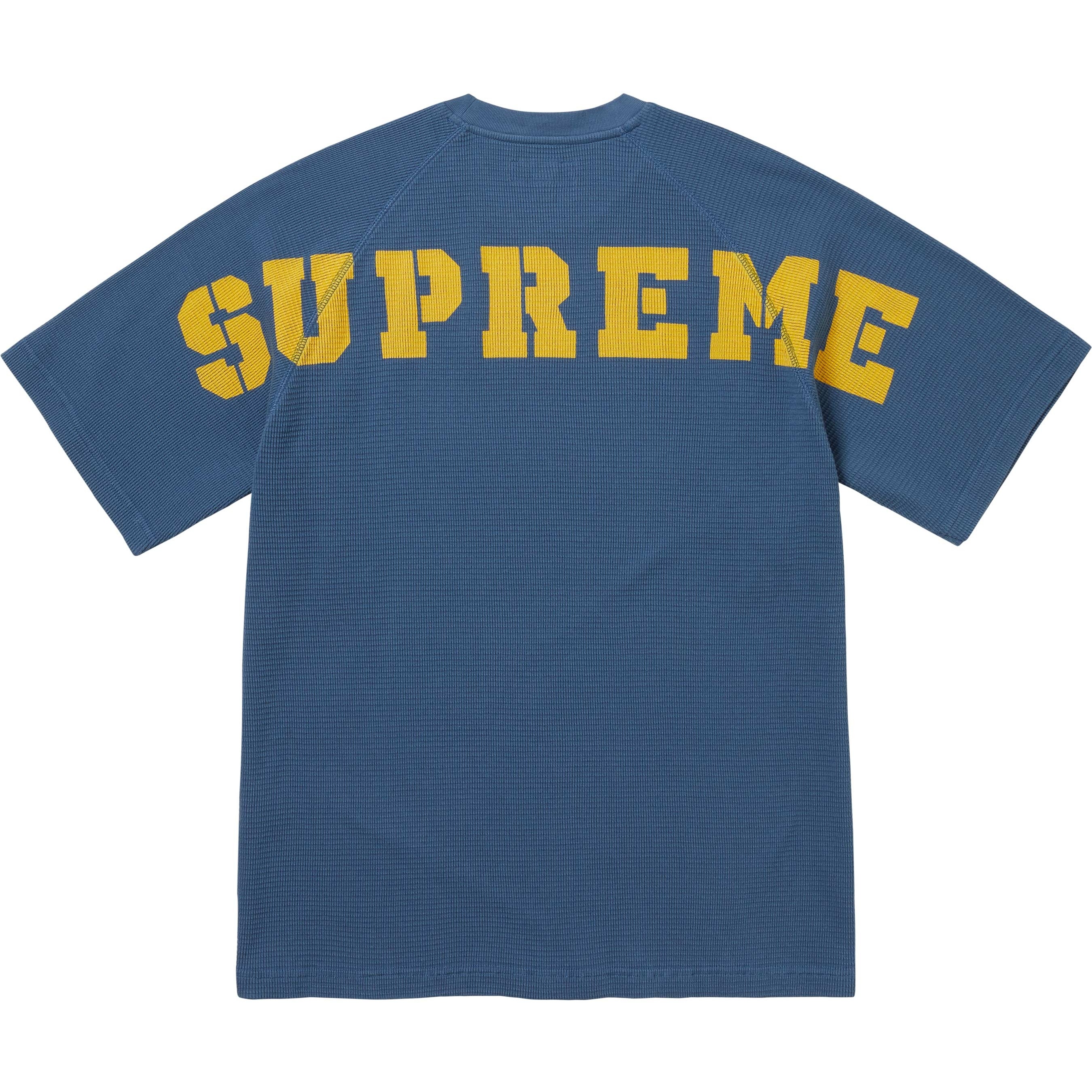 Supreme Stencil Thermal S S Top (FW24) - Dark Slate - $88