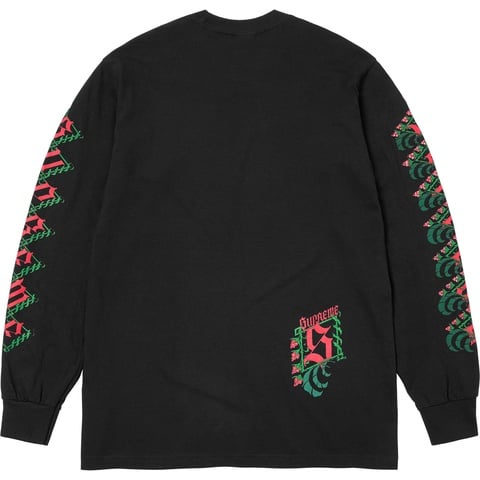 Supreme Strawberries L/S Tee - Black