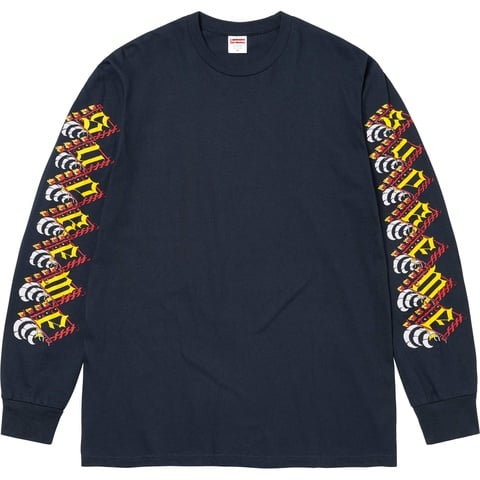 Supreme Strawberries L/S Tee - Navy