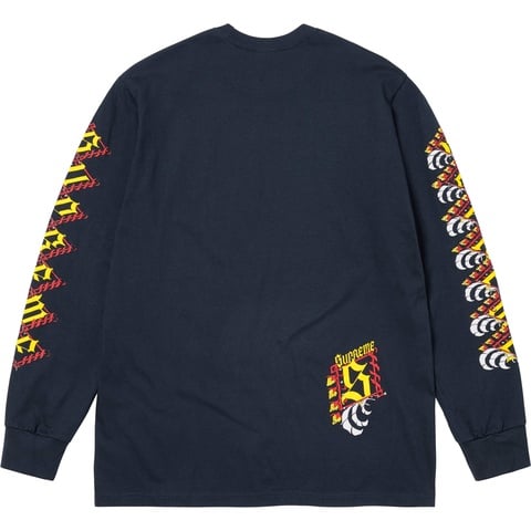 Supreme Strawberries L/S Tee - Navy