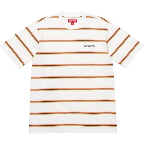 Supreme Stripe S/S Top - White