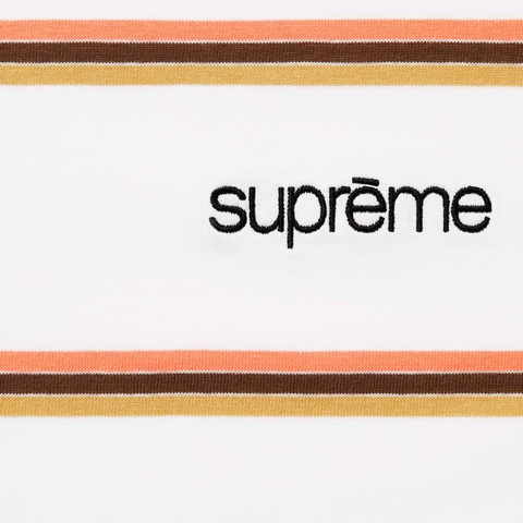 Supreme Stripe S/S Top - White
