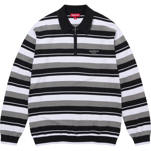 Stripe Zip L/S Polo - fall/winter 2024 - SupremeCommunity