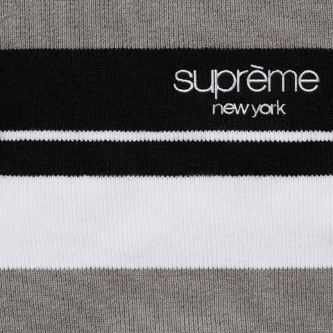 Stripe Zip L/S Polo - fall/winter 2024 - Supreme