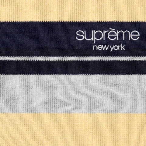 Stripe Zip L/S Polo - fall/winter 2024 - Supreme Stripe Zip L/S Polo - fall/winter 2024 - Supreme