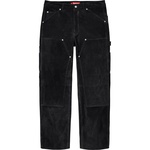 Supreme Suede Double Knee Painter Pant (FW24) - Black