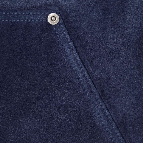 Supreme Suede Double Knee Painter Pant - Blue