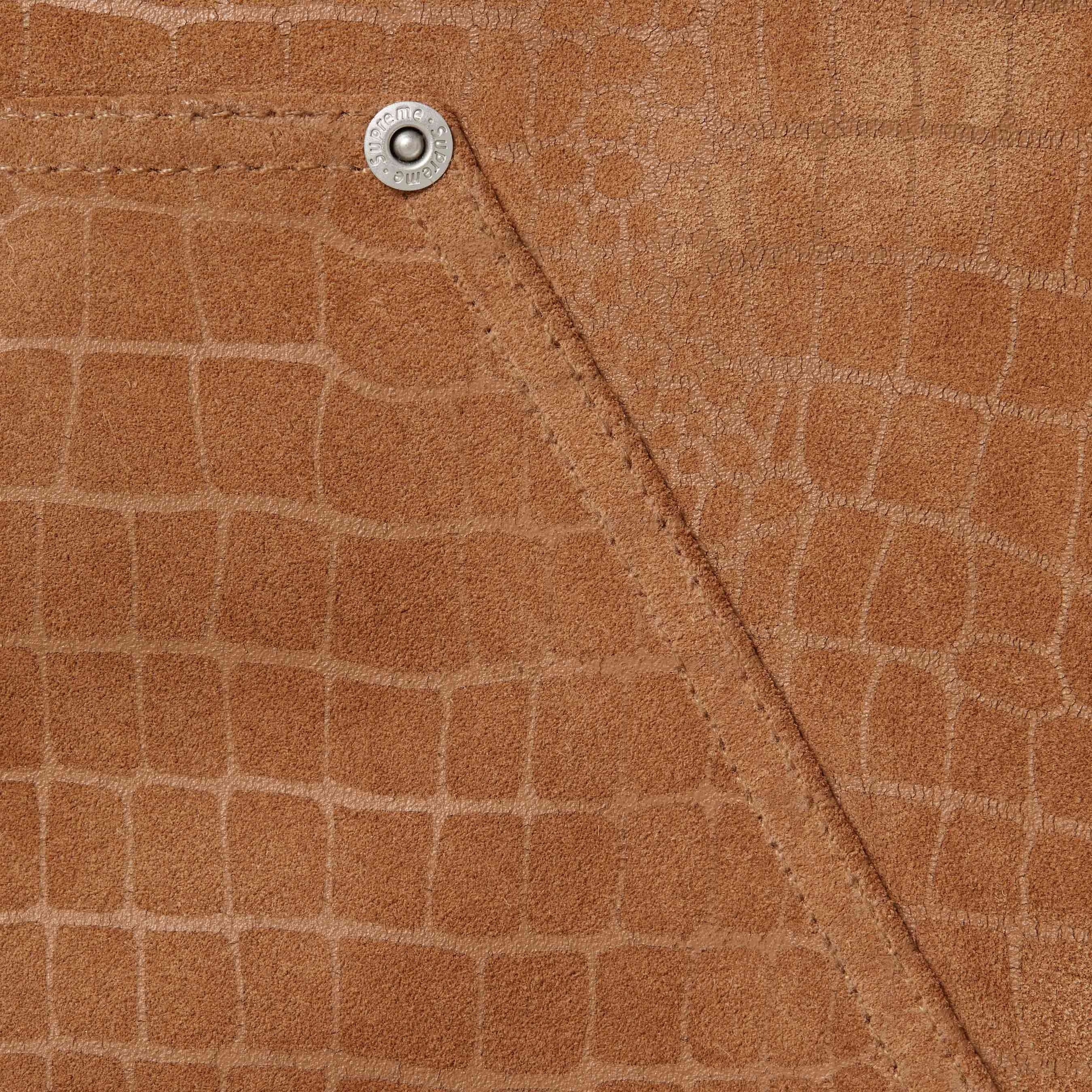 Supreme Suede Double Knee Painter Pant (FW24) - Croc - $498