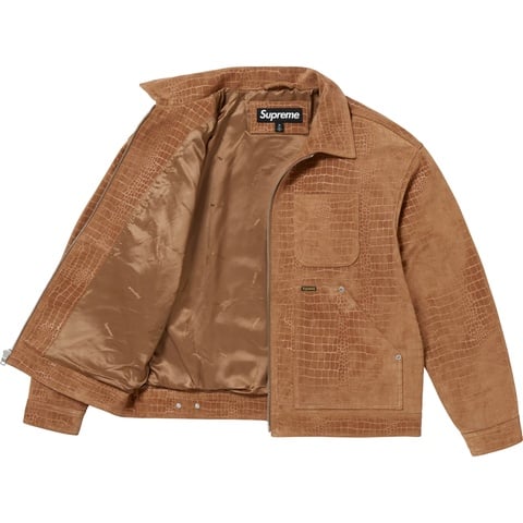 Supreme Suede Work Jacket - Croc