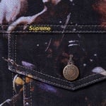 Supreme Supreme Frank Frazetta Faux Shearling Lined Trucker Jacket (FW24) - Multicolor