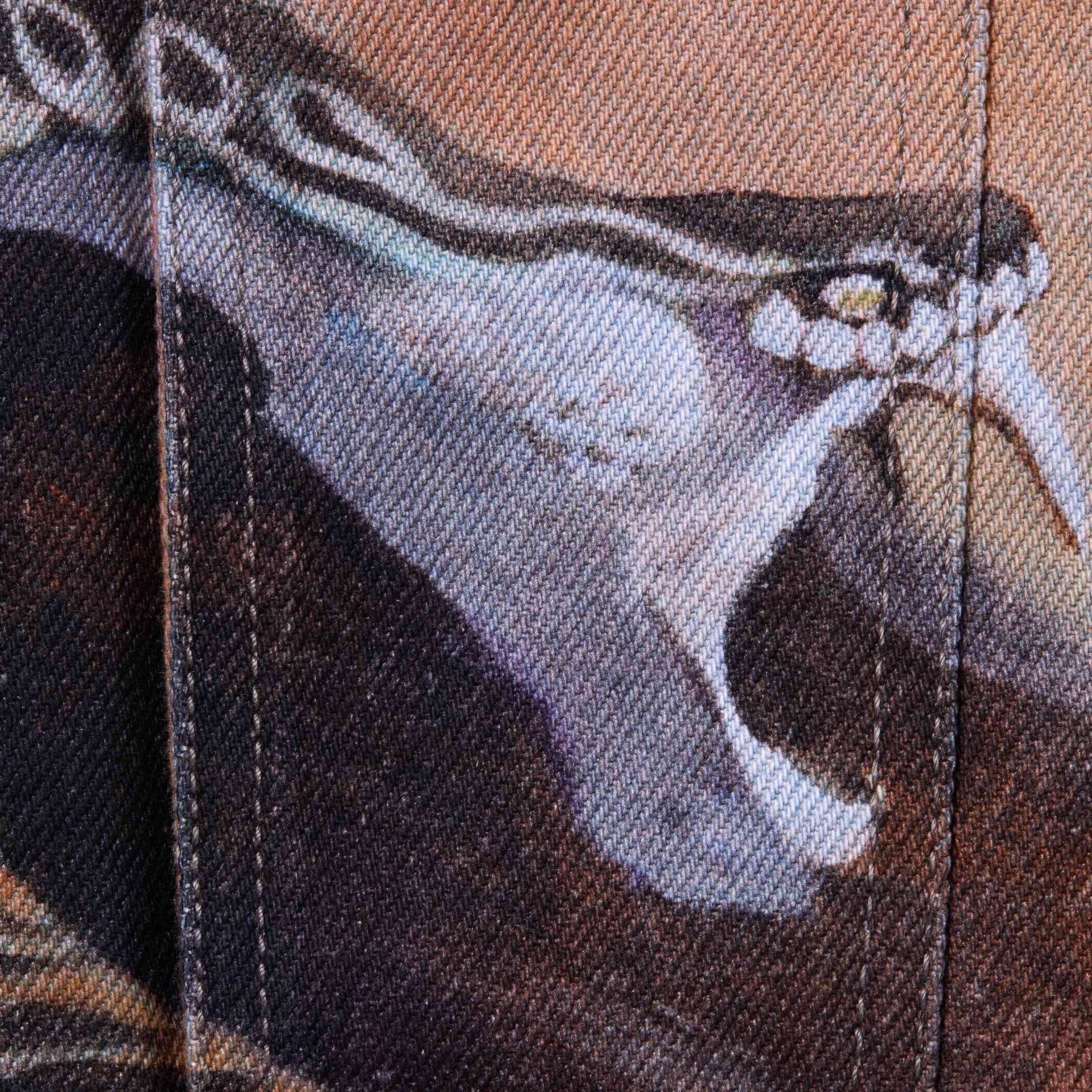 Supreme Supreme Frank Frazetta Faux Shearling Lined Trucker Jacket (FW24) - Multicolor - $348