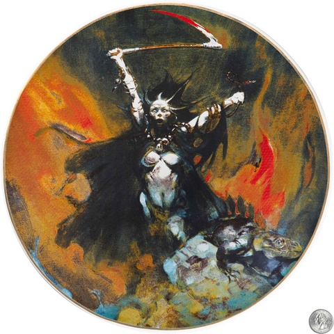 Supreme Supreme/Frank Frazetta Large Plate - Woman With Scythe