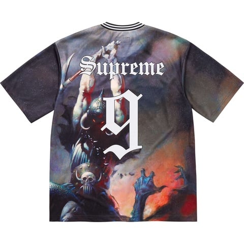 Supreme Supreme/Frank Frazetta Soccer Jersey - Death Dealer