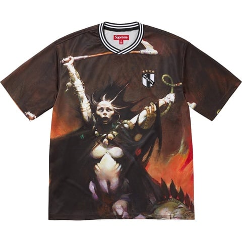Supreme Supreme/Frank Frazetta Soccer Jersey - Woman With Scythe