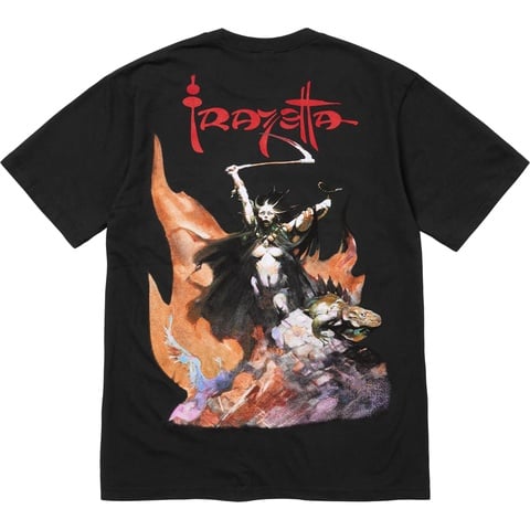 Supreme Supreme/Frank Frazetta Woman With Scythe Tee - Black