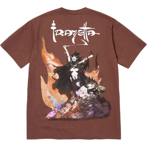 Supreme Supreme/Frank Frazetta Woman With Scythe Tee - Brown