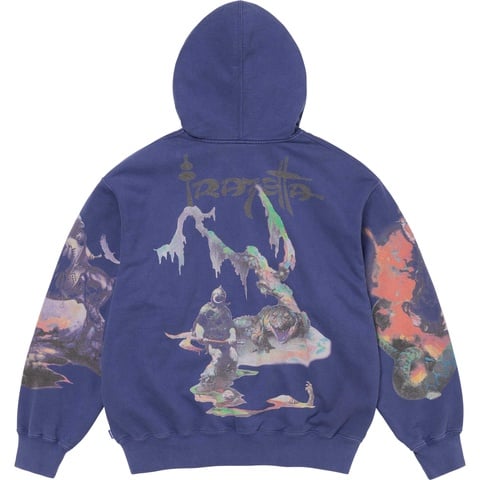 Supreme/Frank Frazetta Zip Up Hooded Sweatshirt - Supreme