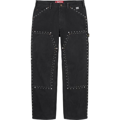 Supreme Supreme®/b.b. Simon® Studded Double Knee Painter Pant - Black