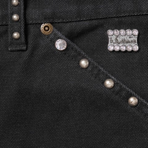 Supreme Supreme®/b.b. Simon® Studded Double Knee Painter Pant - Black