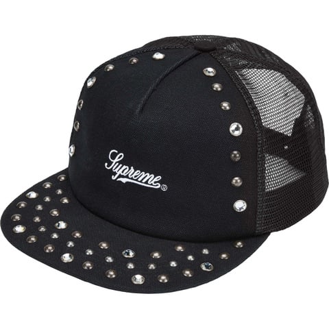 Supreme®/b.b. Simon Studded Canvas Mesh Back 5-Panel - Supreme