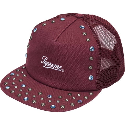 Supreme®/b.b. Simon Studded Canvas Mesh Back 5-Panel - Supreme