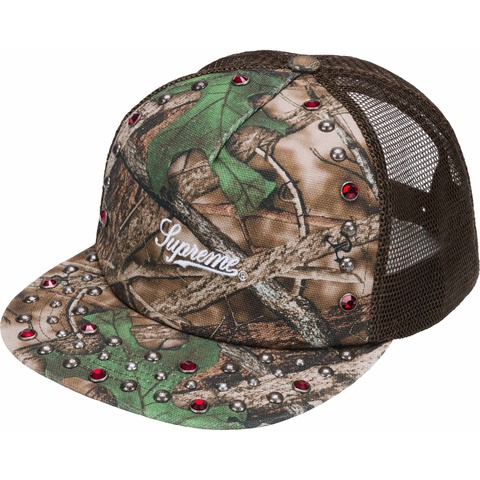 Supreme®/b.b. Simon Studded Canvas Mesh Back 5-Panel - Supreme