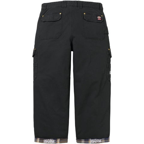 パンツ Supreme Dickies Flannel Lined Cargo Pant Supreme Dickies Flannel Lined Cargo Pant Blue Men's - FW24 - US