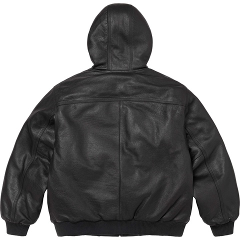 Supreme®/Dickies® Hooded Leather Work Jacket - Supreme