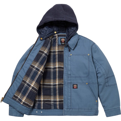 Supreme Supreme®/Dickies® Hooded Work Jacket - Light Blue