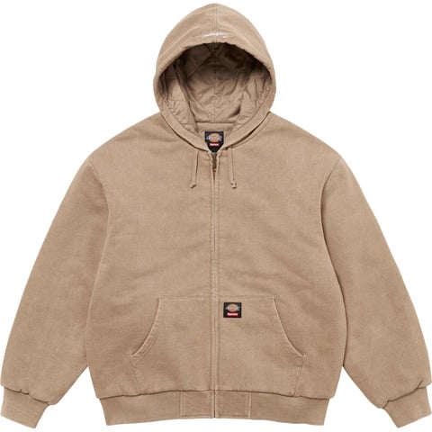 Supreme®/Dickies® Quilted Lined Zip Up Hooded Sweatshirt - Supreme