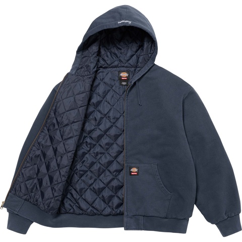Supreme®/Dickies® Quilted Lined Zip Up Hooded Sweatshirt - Supreme