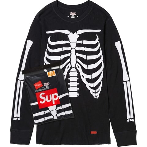 Supreme®/Hanes® Bones Thermal Crew (1 Pack) - Supreme