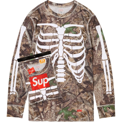 Supreme®/Hanes® Bones Thermal Crew (1 Pack) - Supreme